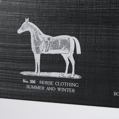 Equestrian Riding IV BW Horse by Mercana Studio Hand Embellished Framed Art Print Matted under Glass from Mercana - Luna Furniture