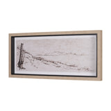 On the Shore I by Mercana Studio a Hand Embellished Textured Framed Art Print from Mercana - Luna Furniture