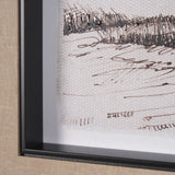 On the Shore I by Mercana Studio a Hand Embellished Textured Framed Art Print from Mercana - Luna Furniture