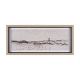 On the Shore II by Mercana Studio a Hand Embellished Textured Framed Art Print from Mercana - Luna Furniture