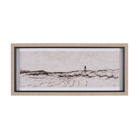 On the Shore II by Mercana Studio a Hand Embellished Textured Framed Art Print from Mercana - Luna Furniture