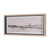 On the Shore II by Mercana Studio a Hand Embellished Textured Framed Art Print from Mercana - Luna Furniture