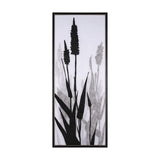 Floral Silhouette II by Mercana Studio a Hand Embellished Textured Framed Canvas from Mercana - Luna Furniture