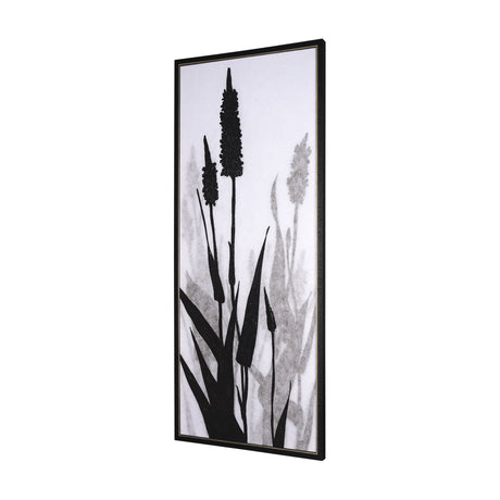 Floral Silhouette II by Mercana Studio a Hand Embellished Textured Framed Canvas from Mercana - Luna Furniture