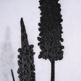 Floral Silhouette II by Mercana Studio a Hand Embellished Textured Framed Canvas from Mercana - Luna Furniture