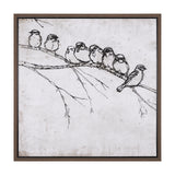 Waiting for spring I by Mercana Studio a Hand Embellished Textured Framed Canvas from Mercana - Luna Furniture