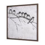 Waiting for spring I by Mercana Studio a Hand Embellished Textured Framed Canvas from Mercana - Luna Furniture