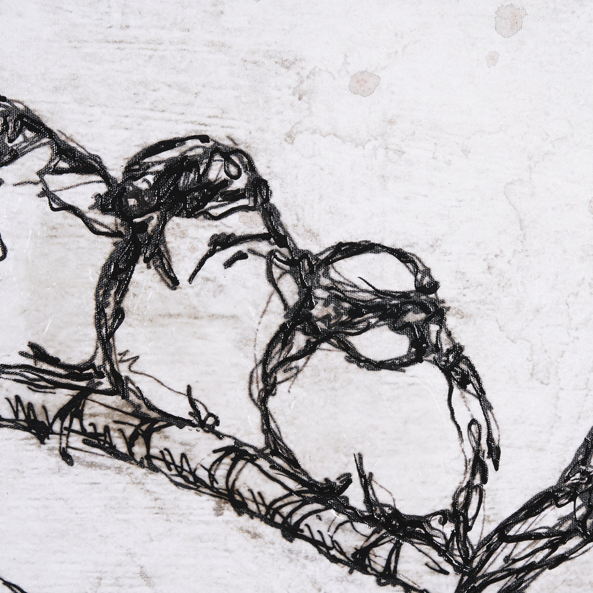 Waiting for spring I by Mercana Studio a Hand Embellished Textured Framed Canvas from Mercana - Luna Furniture