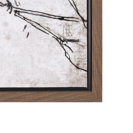 Waiting for spring II by Mercana Studio a Hand Embellished Textured Framed Canvas from Mercana - Luna Furniture