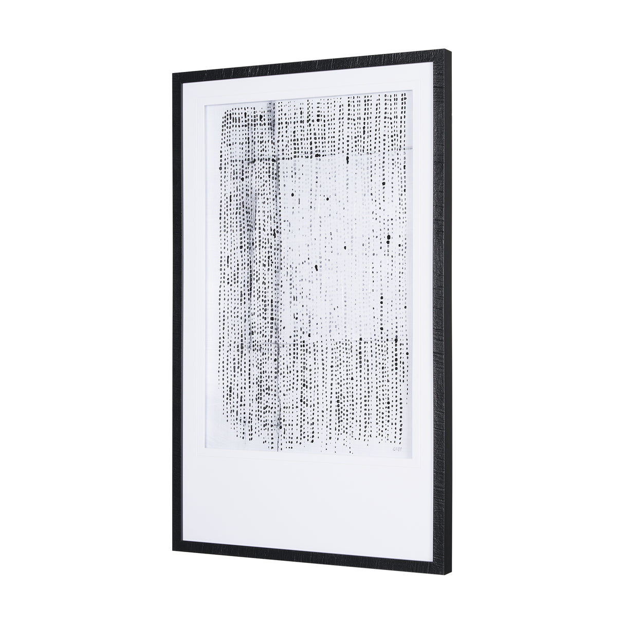 Dot Texture I by Mercana Studio a Hand Embellished Textured Framed Art Print Matted under Glass from Mercana - Luna Furniture