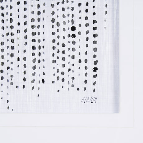 Dot Texture II by Mercana Studio a Hand Embellished Textured Framed Art Print Matted under Glass from Mercana - Luna Furniture