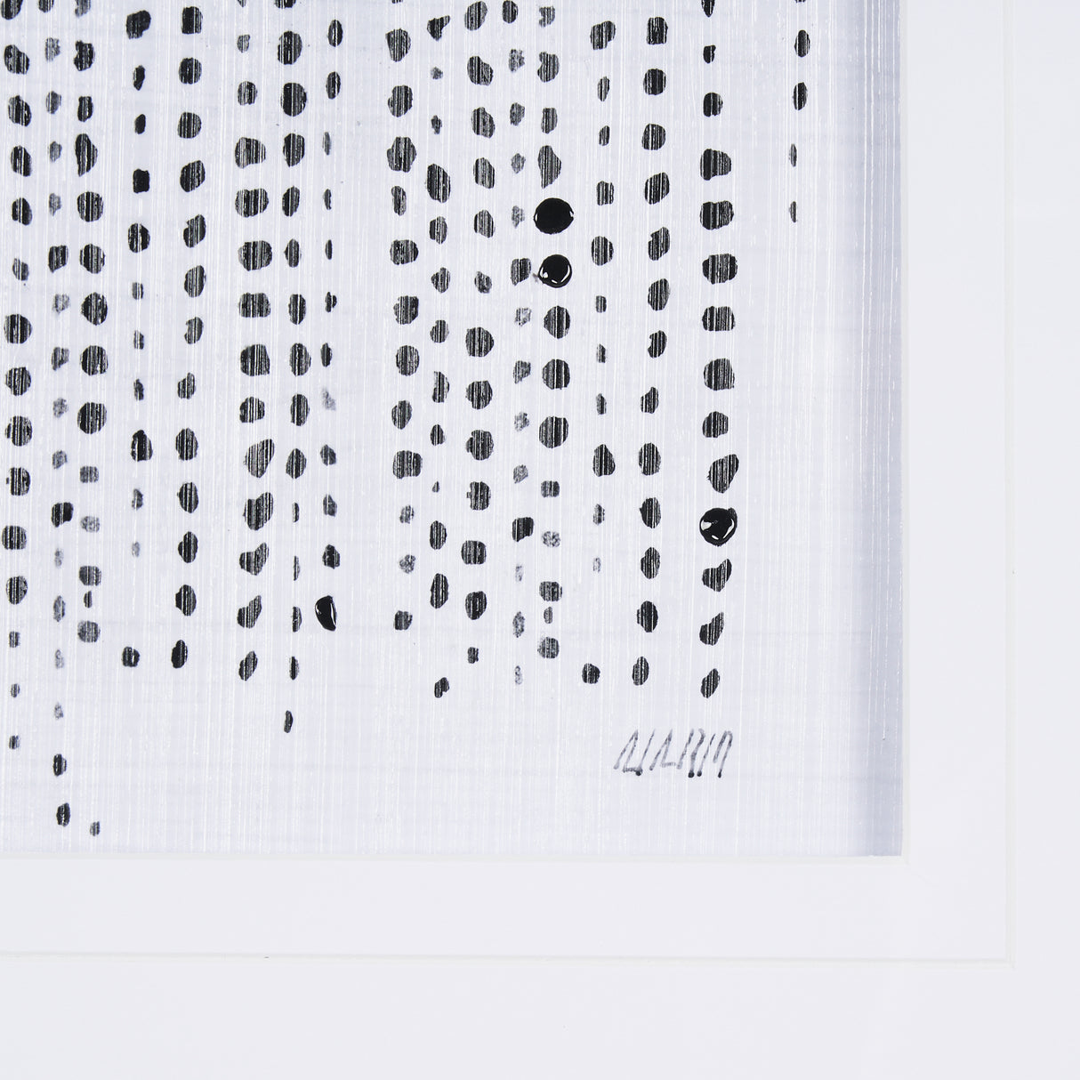 Dot Texture III by Mercana Studio a Hand Embellished Textured Framed Art Print Matted under Glass from Mercana - Luna Furniture