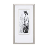 Floral Silhouette I by Mercana Studio Hand Embellished Textured Framed Art Print Matted under Glass from Mercana - Luna Furniture