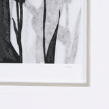 Floral Silhouette II by Mercana Studio Hand Embellished Textured Framed Art Print Matted under Glass from Mercana - Luna Furniture
