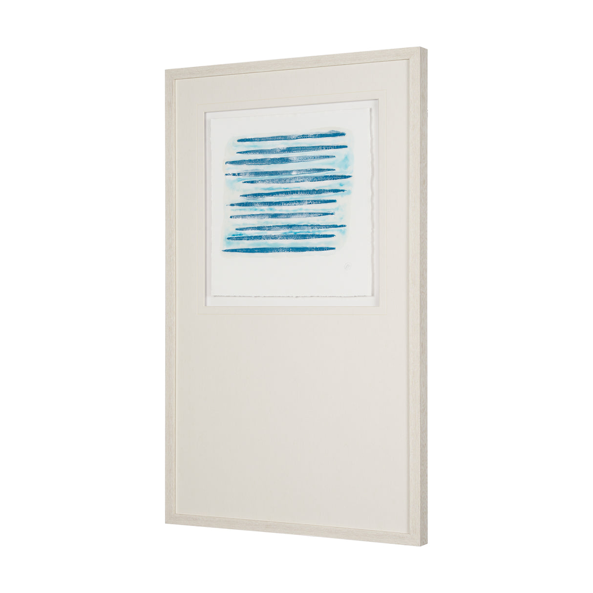 Calm River Blue II by Studio M a handmade Original Framed Artwork under Glass from Mercana - Luna Furniture