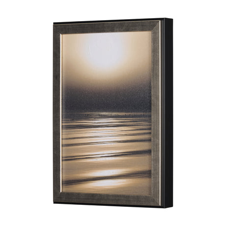 Seaside Vacation III by Mercana Studio a Hand Embellished Textured Framed Art Print from Mercana - Luna Furniture
