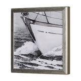 Seaside Vacation III by Mercana Studio a Hand Embellished Textured Framed Art Print from Mercana - Luna Furniture