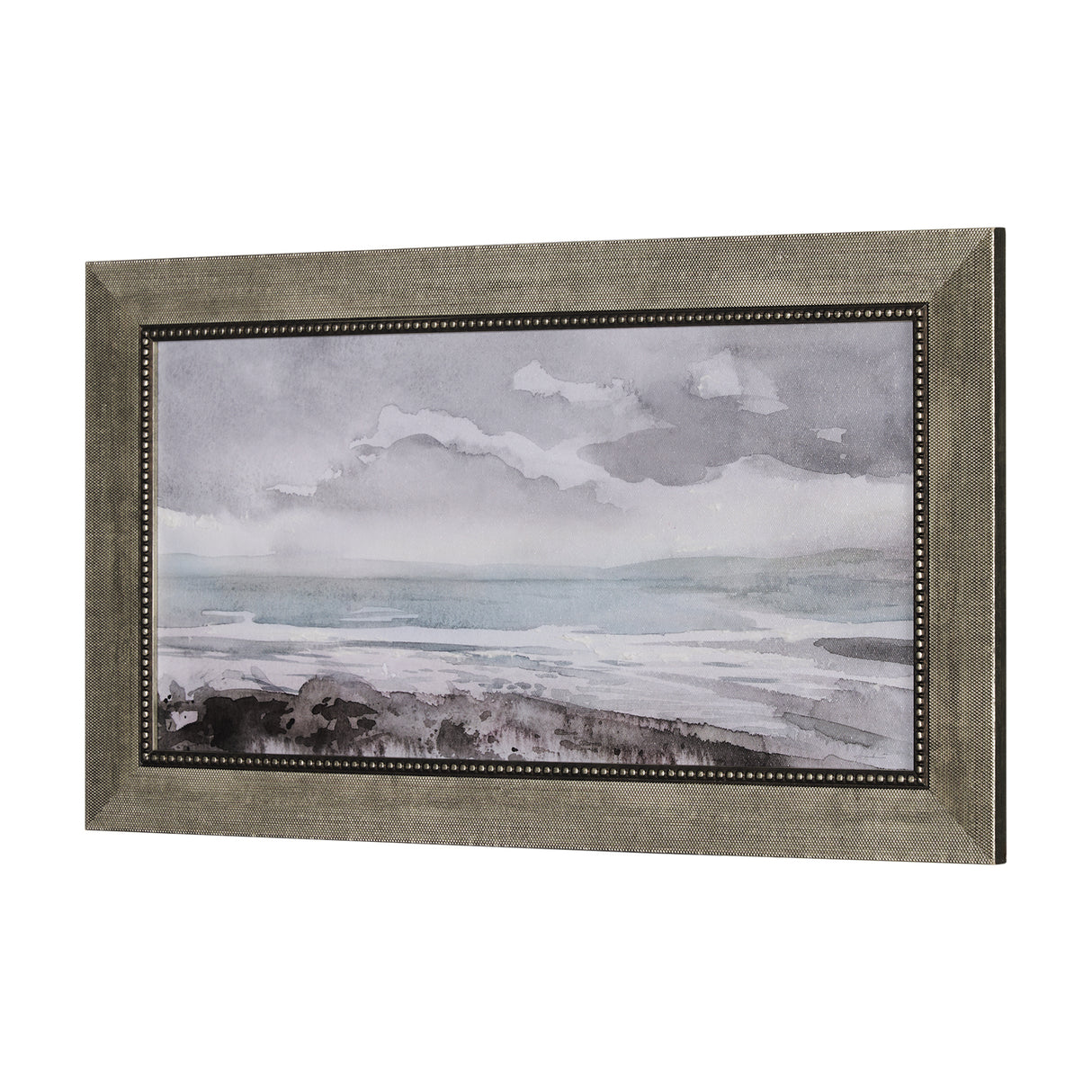 Seaside Vacation III by Mercana Studio a Hand Embellished Textured Framed Art Print from Mercana - Luna Furniture