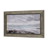 Seaside Vacation III by Mercana Studio a Hand Embellished Textured Framed Art Print from Mercana - Luna Furniture