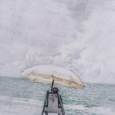 Seaside Vacation III by Mercana Studio a Hand Embellished Textured Framed Art Print from Mercana - Luna Furniture