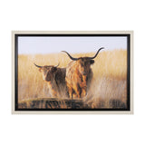 Young and Old Highlander by Mercana Studio Hand Embellished Framed Photo Art Print Matted under Glas from Mercana - Luna Furniture