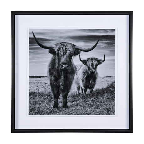 Highlands by Mercana Studio a Hand Embellished Textured Framed Photo Art Print Matted under Glass from Mercana - Luna Furniture