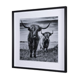 Highlands by Mercana Studio a Hand Embellished Textured Framed Photo Art Print Matted under Glass from Mercana - Luna Furniture