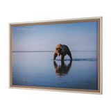 Walking my Walk by Mercana Studio a Hand Embellished Textured Framed Photo Art Print Matted under Gl from Mercana - Luna Furniture