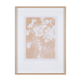 Flower Silhouette-Jasmine by Mercana Studio Hand Embelished Framed Art Print Matted under Glass from Mercana - Luna Furniture