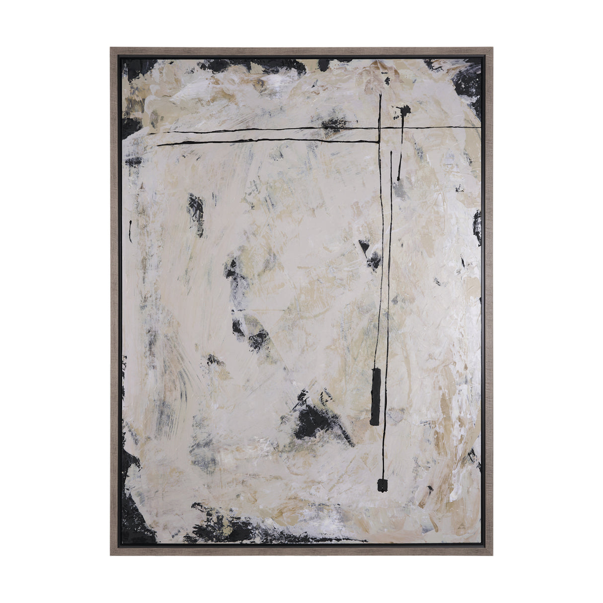 Clay II by Mercana Studio a Hand Embellished Textured Framed Canvas from Mercana - Luna Furniture
