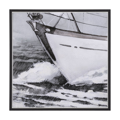 Seaside Vacation III by Mercana Studio a Hand Embellished Textured Framed Canvas from Mercana - Luna Furniture