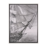 Tall Ship I by Mercana Studio a Hand Embellished Textured Framed Canvas from Mercana - Luna Furniture