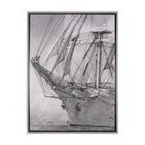 Tall Ship II by Mercana Studio a Hand Embellished Textured Framed Canvas from Mercana - Luna Furniture