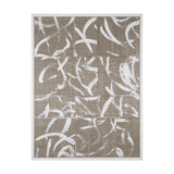 Woven Textile by Mercana Studio a Hand Embellished Textured Framed Canvas from Mercana - Luna Furniture