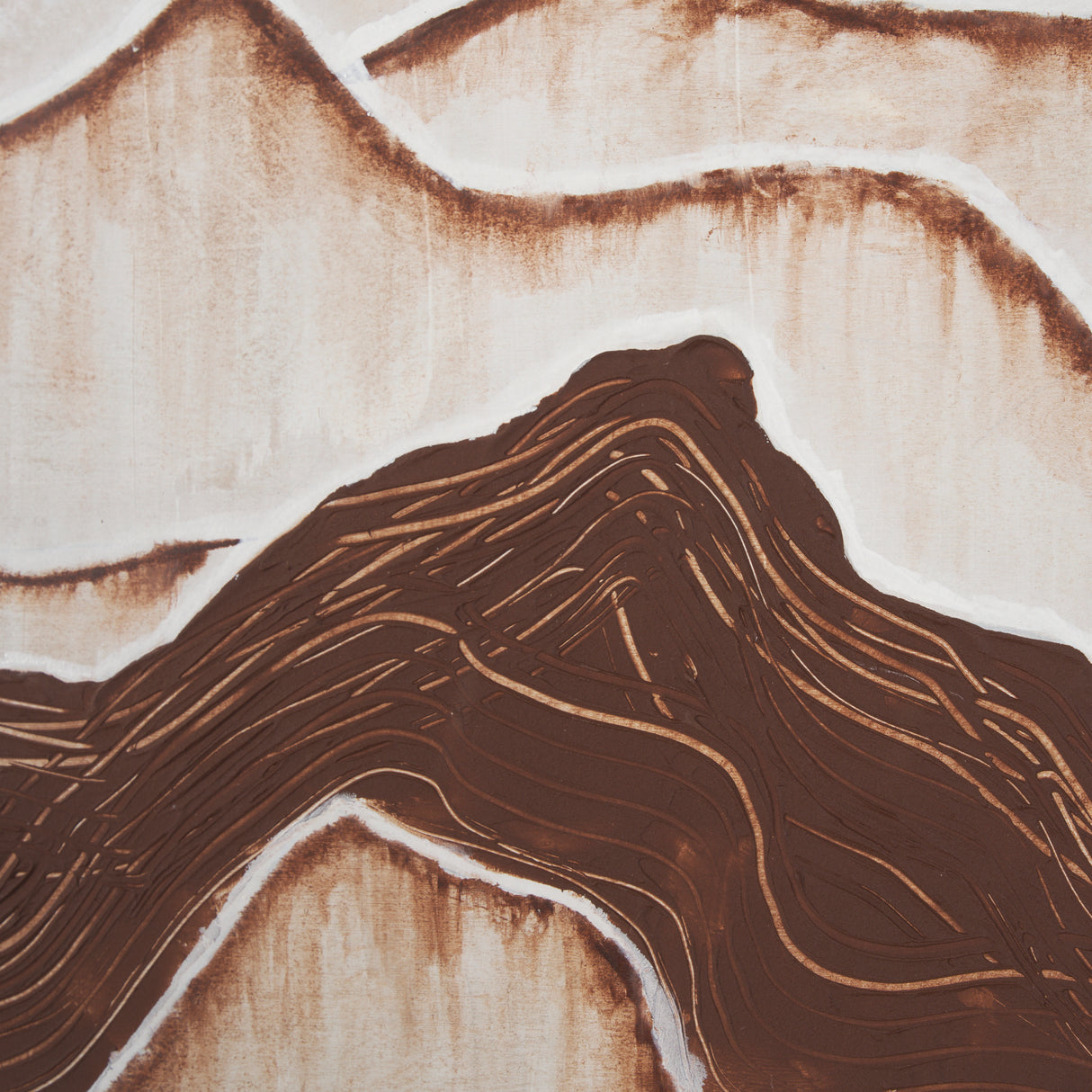 Red Rock View I by Studio M a handmade Original Framed 3D Textured Artwork under Glass from Mercana - Luna Furniture