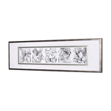 Five Square by Studio M a handmade Original Framed Artwork under Glass from Mercana - Luna Furniture