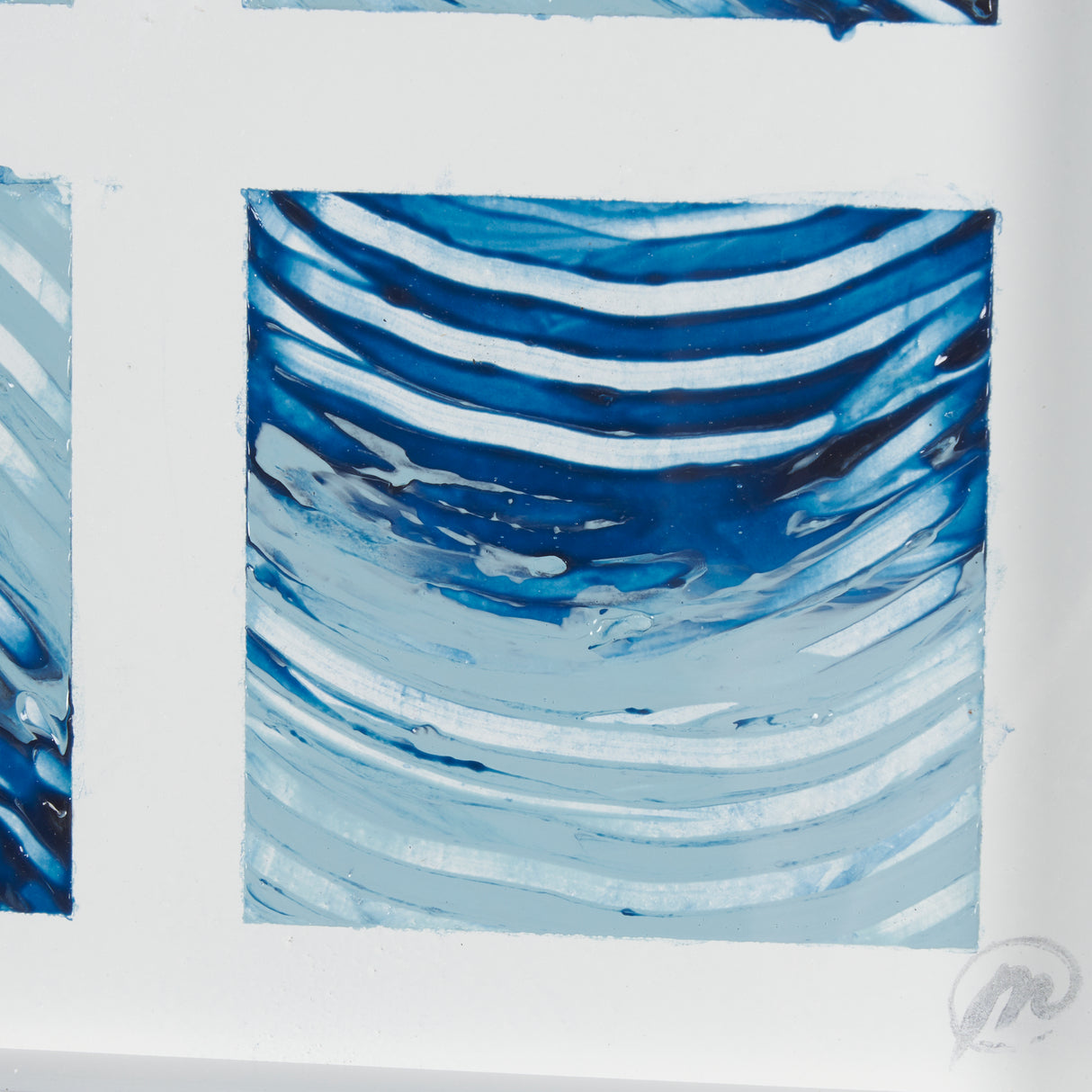Ocean Sounds II by Studio M a handmade Original Framed Artwork under Glass from Mercana - Luna Furniture