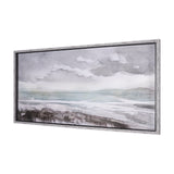 Seaside Vacation IV by Mercana Studio a Hand Embellished Textured Framed Art Print from Mercana - Luna Furniture