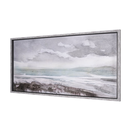 Seaside Vacation IV by Mercana Studio a Hand Embellished Textured Framed Art Print from Mercana - Luna Furniture