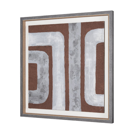 Retro Pipes I by Studio M a Framed handmade Original Artwork from Mercana - Luna Furniture
