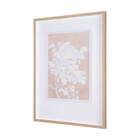 Flower Silhouette-Peony by Mercana Studio Hand Embellished Framed Art Print Matted under Glass from Mercana - Luna Furniture