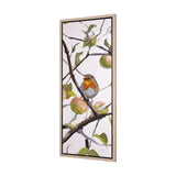 Birds & Apples I by Mercana Studio a Hand Embellished Textured Framed Canvas from Mercana - Luna Furniture