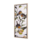 Birds & Apples II by Mercana Studio a Hand Embellished Textured Framed Canvas from Mercana - Luna Furniture