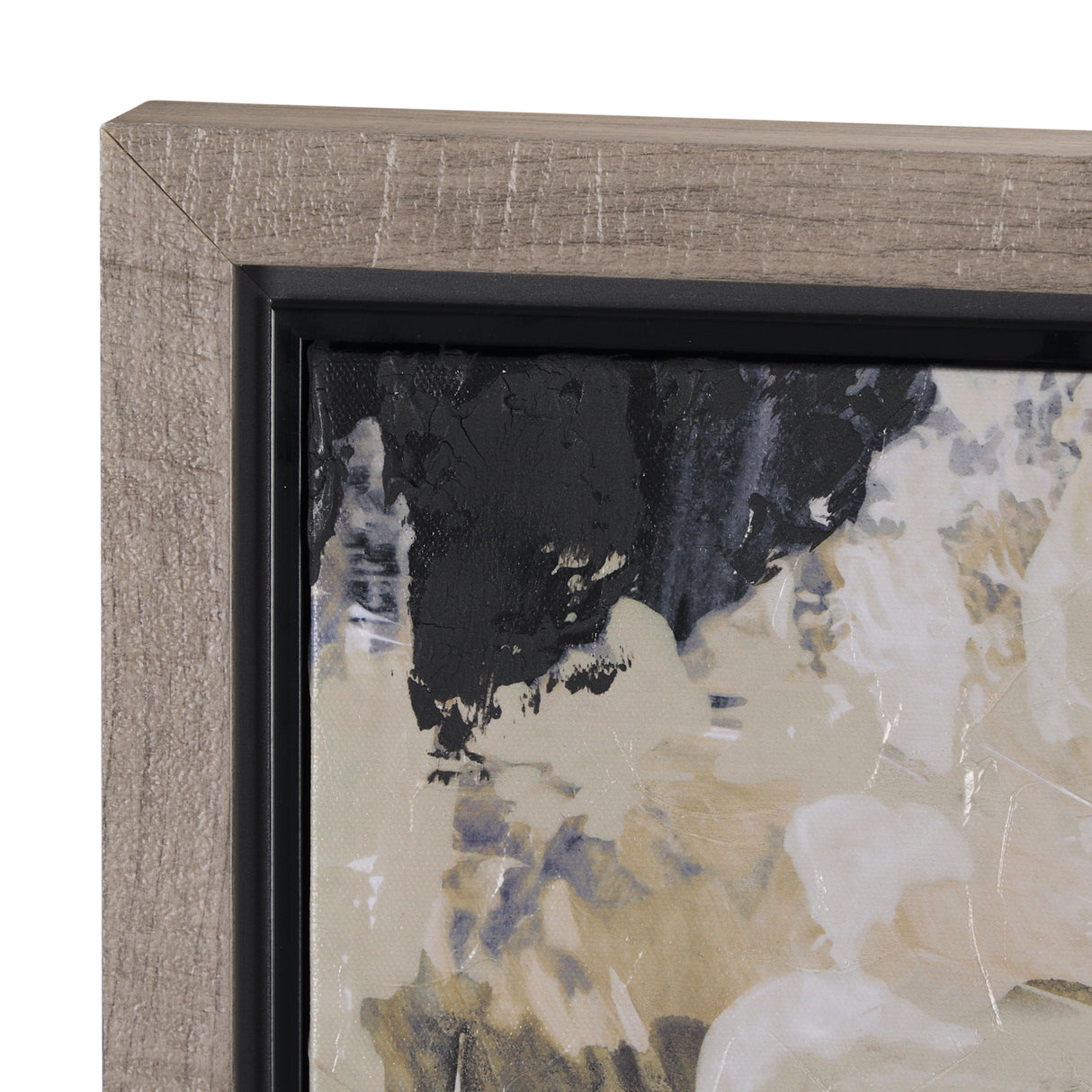 Clay I by Mercana Studio a Hand Embellished Textured Framed Canvas from Mercana - Luna Furniture