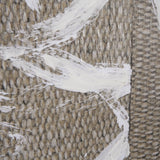 Woven Textile by Mercana Studio a Hand Embellished Textured Framed Canvas from Mercana - Luna Furniture