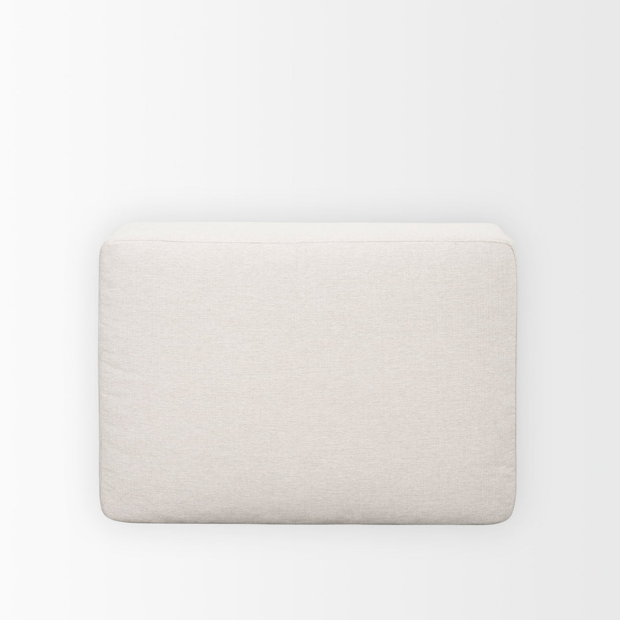 Halston Small Ottoman Oatmeal Performance Fabric from Mercana - Luna Furniture