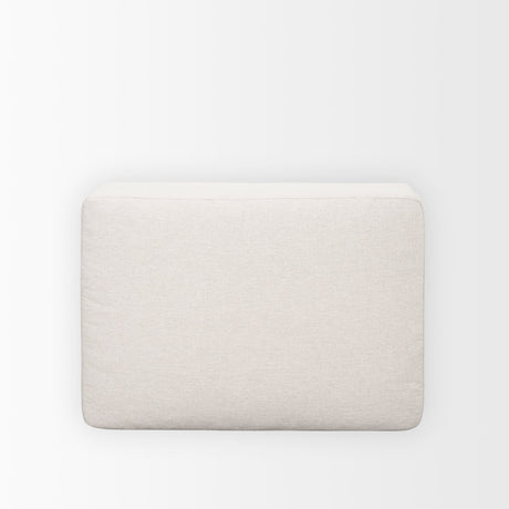 Halston Small Ottoman Oatmeal Performance Fabric from Mercana - Luna Furniture