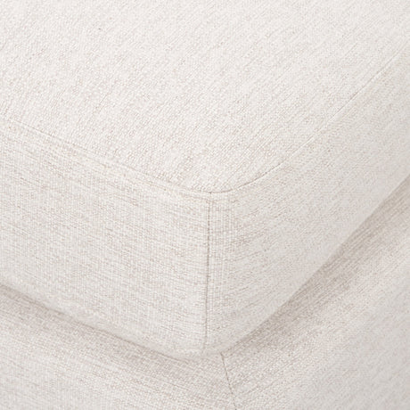 Halston Small Ottoman Oatmeal Performance Fabric from Mercana - Luna Furniture