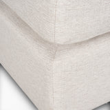 Halston Small Ottoman Oatmeal Performance Fabric from Mercana - Luna Furniture