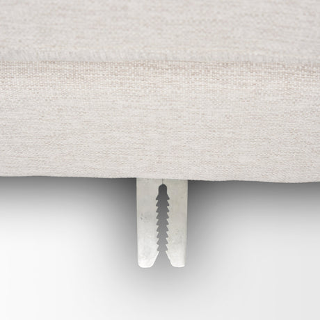 Halston Small Ottoman Oatmeal Performance Fabric from Mercana - Luna Furniture